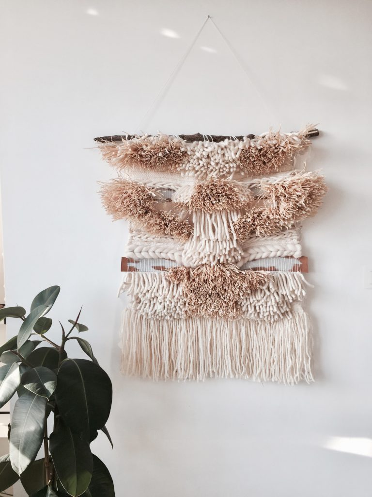wall painting, accent wall, tapestry, wallpaper, apartment decor, decorating, interior design, apartment style, boho-style apartment, boho-style wall, apartment living, renting an apartment, wall art