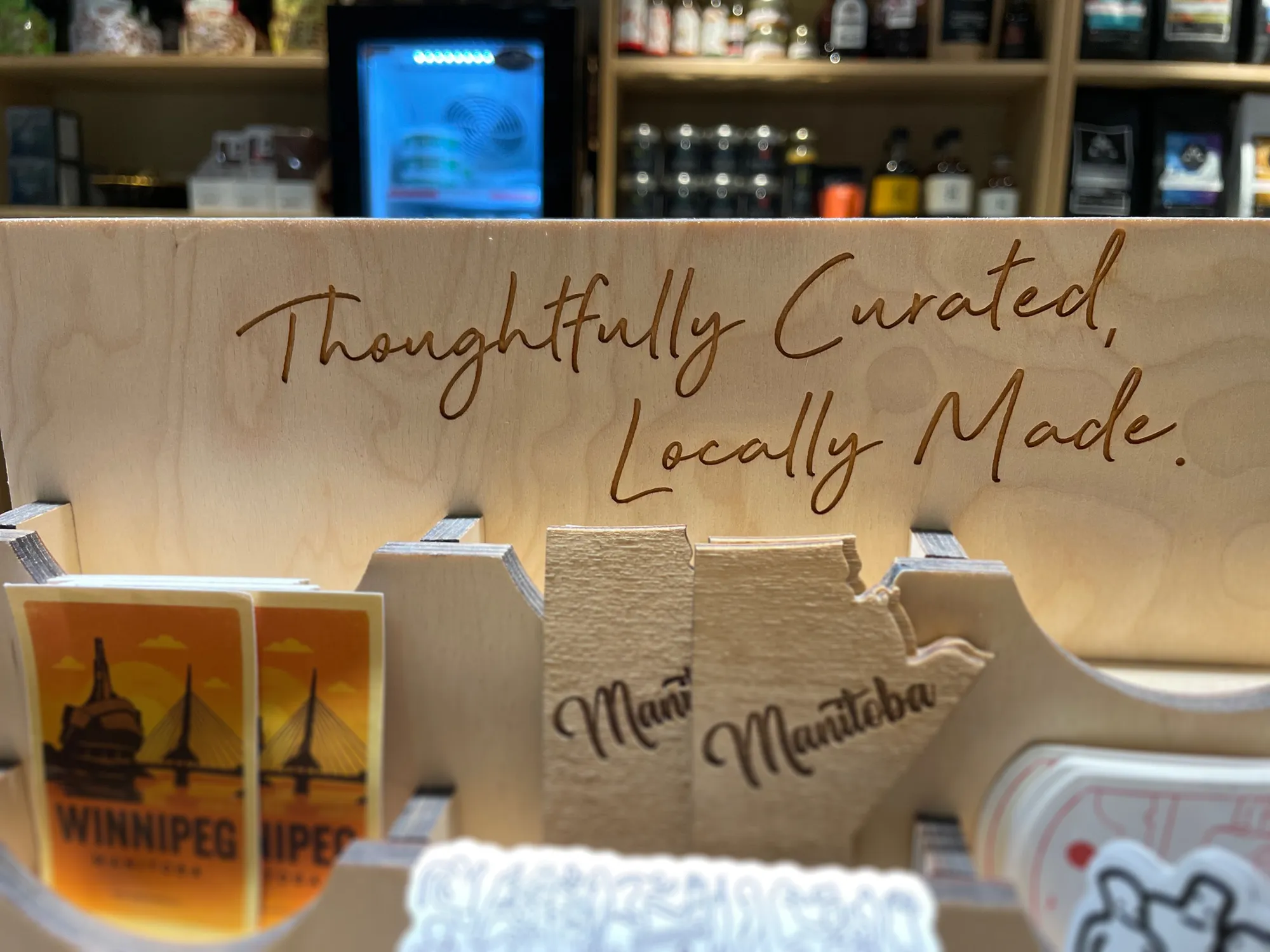 Manitoba Made Products at local shop